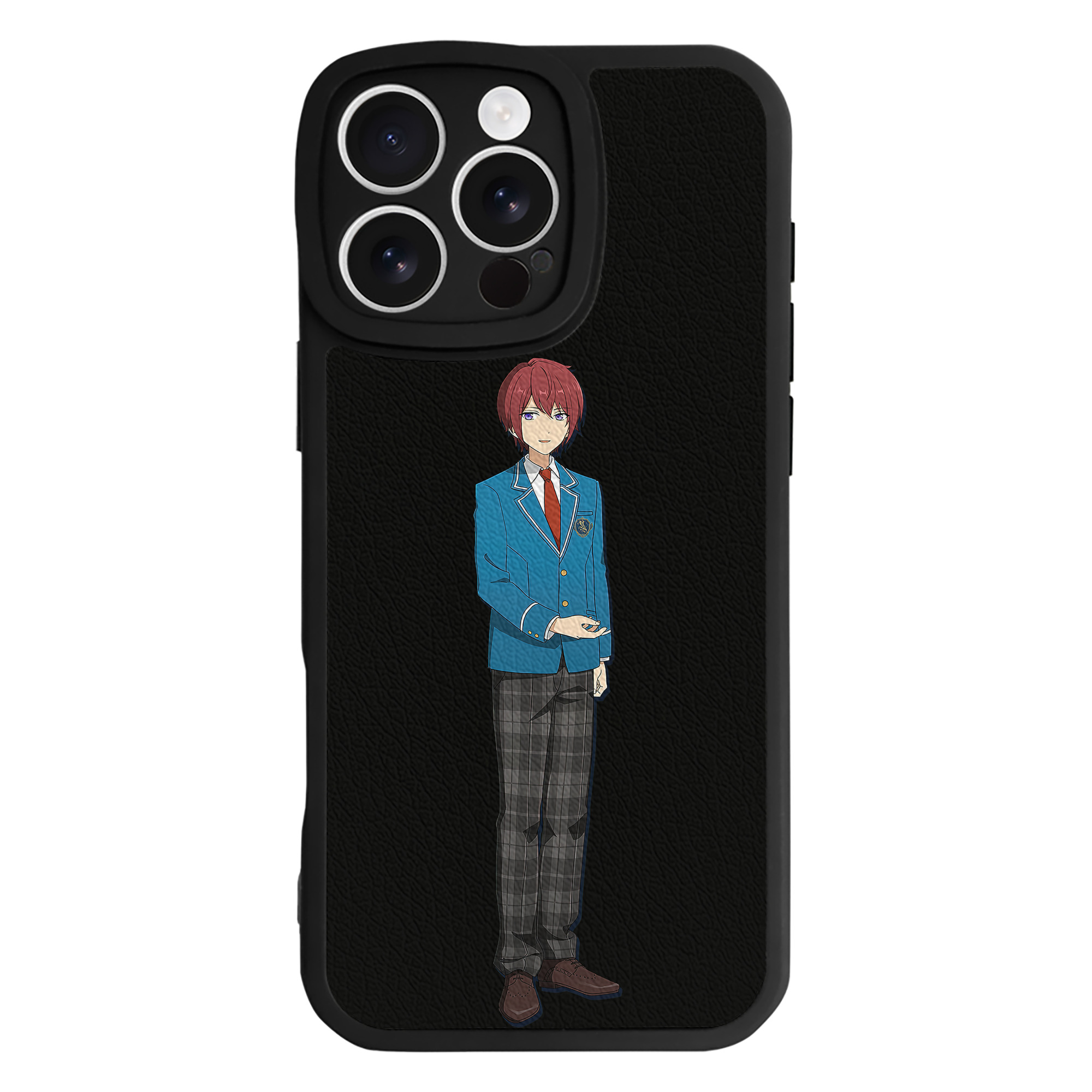 （画像用） あんさんぶるスターズ! Ensemble Stars 【iPhone 16シリーズ対応】シリコンスマホケース（レザー調） 材質：シリコン